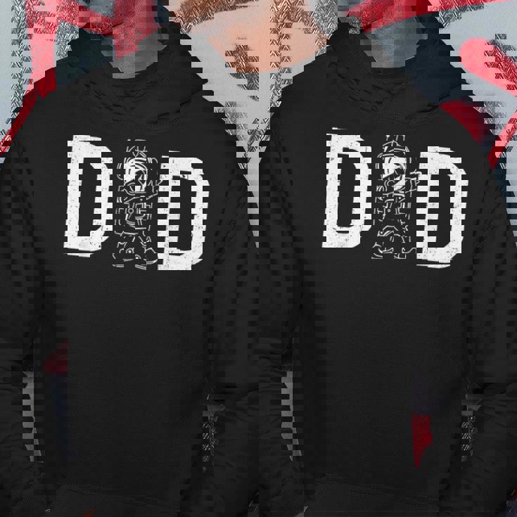 Dabbing Astronaut Daddy Dad Outer Space Planet Fathers Day Hoodie Unique Gifts