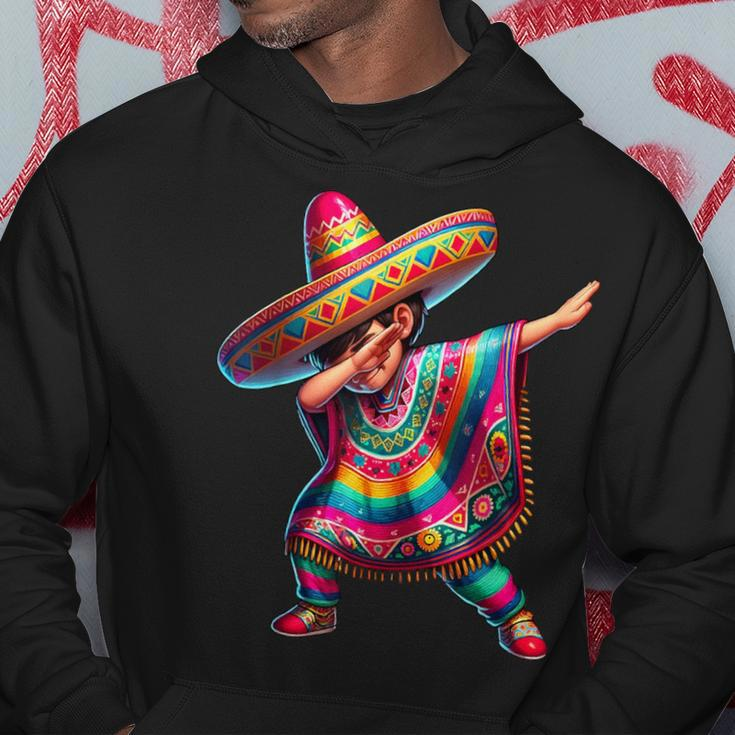 Dabbing Boys Mexican Poncho Cinco De Mayo Hoodie Unique Gifts