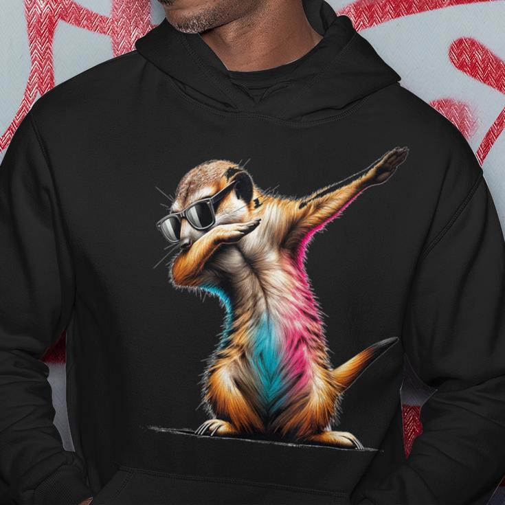 Dabbing Meerkat Dancing Dab Surikate Hoodie Lustige Geschenke