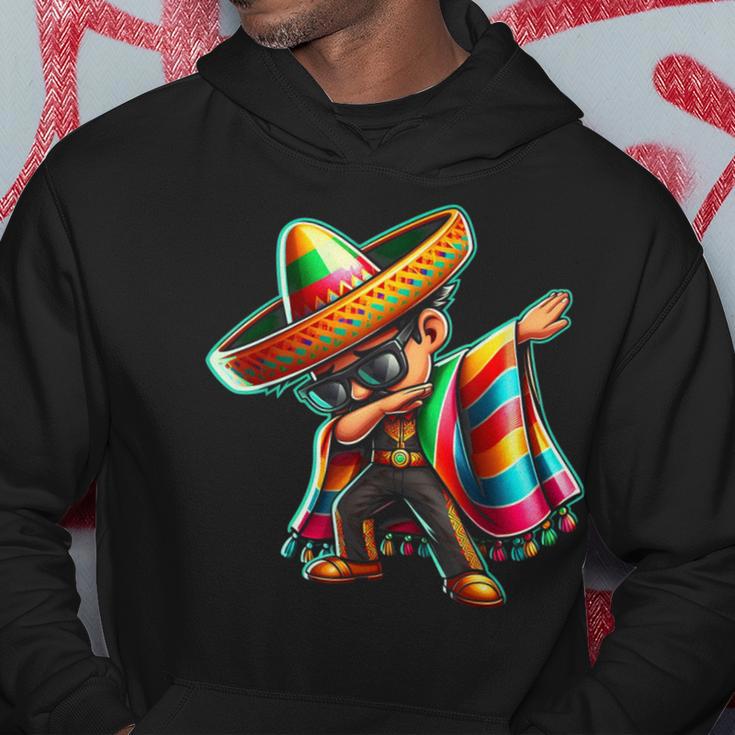 Dabbing Mexican Poncho Cinco De Mayo Boys Toddlers Hoodie Unique Gifts