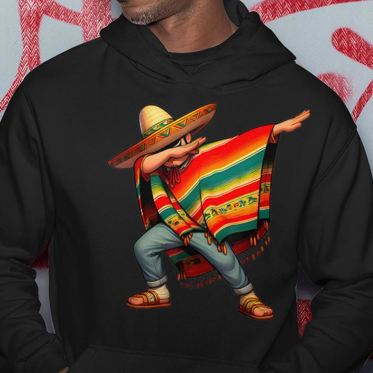 Dabbing Mexican Poncho Cinco De Mayo Boys Toddlers Hoodie Unique Gifts