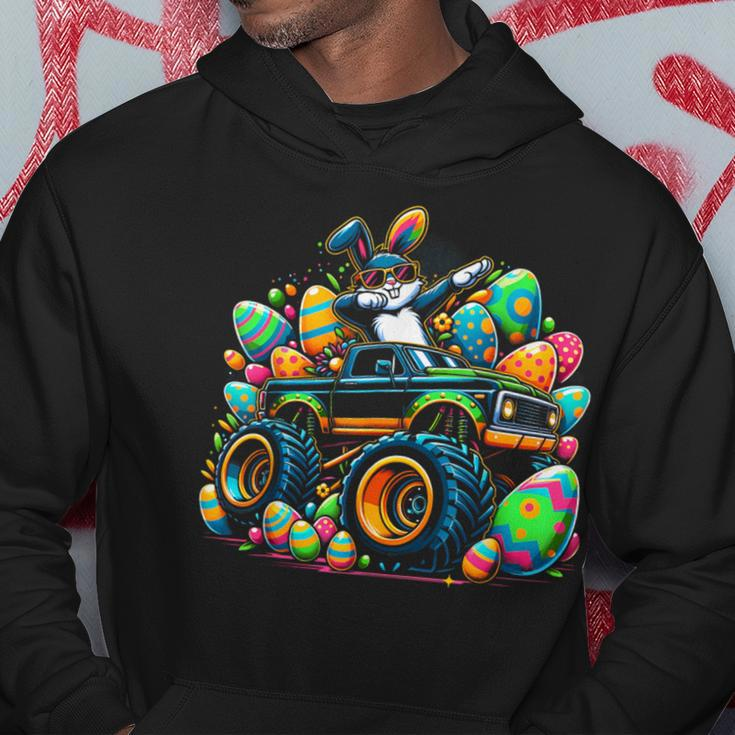 Dabbing Rabbit Bunny Easter Day Monster Eggs Truck Dab Dance Hoodie Unique Gifts