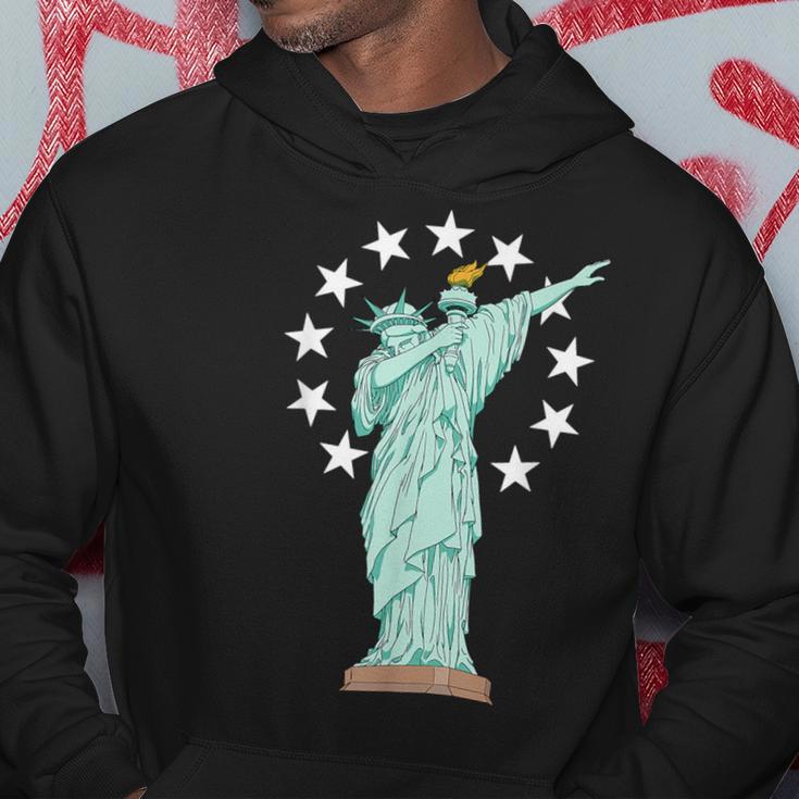 Dabbing Statue Of Liberty-Vintage Betsy Ross American Flag Hoodie Unique Gifts