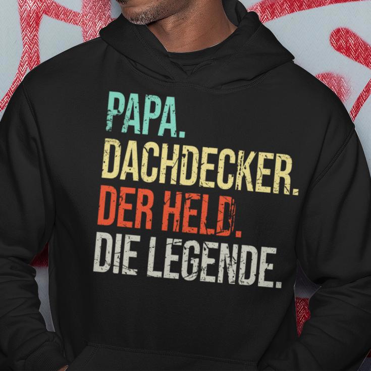 Dachdecker Papa Legendeaterintage Spruch Kapuzenpullover Lustige Geschenke