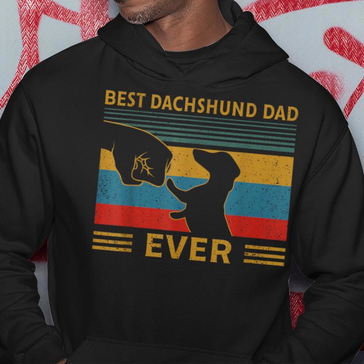 Dachshund Papa Best Dachshund Dad Ever Kapuzenpullover Lustige Geschenke