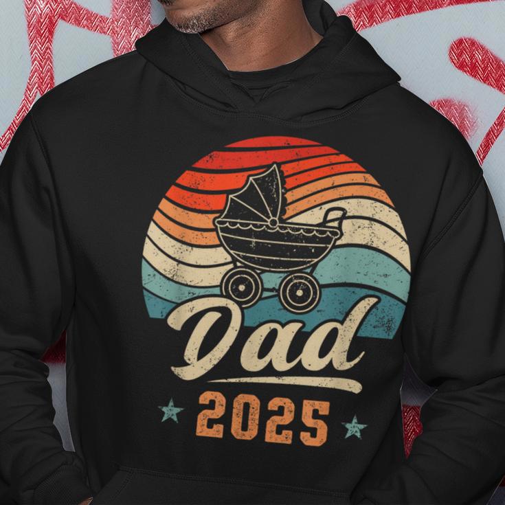 Dad 2025 Baby Ankündigung Frischgebackener Papa Kapuzenpullover Lustige Geschenke