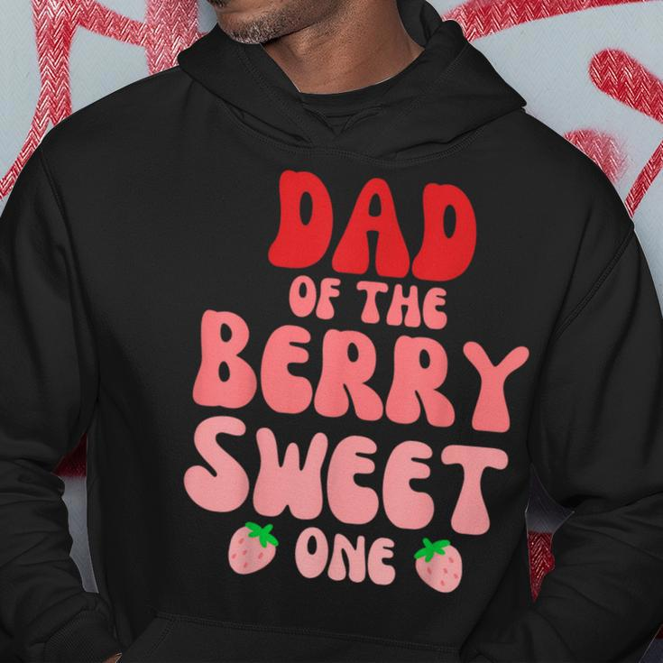 Dad Of The Berry Sweet One Strawberry Birthday 1St For Girl Hoodie Unique Gifts