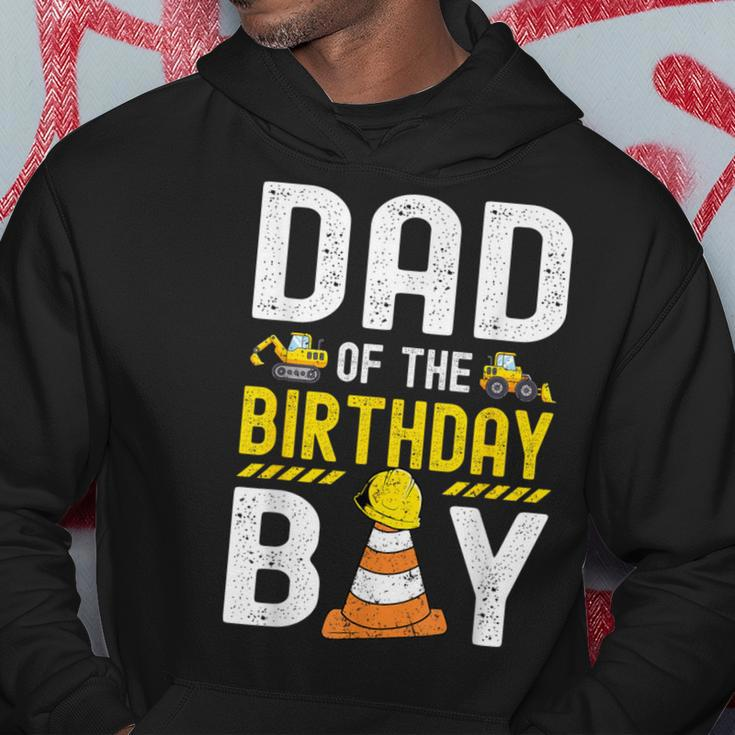 Dad Of The Birthday Boy Construction Worker Bday Hoodie Unique Gifts