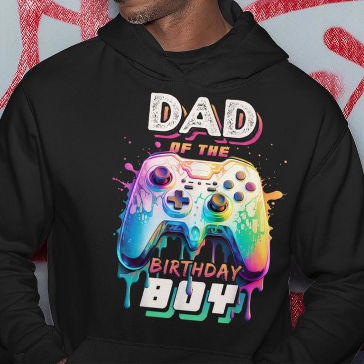 Dad Of The Birthday Boy Matching Video Game Birthday Party Hoodie Funny Gifts