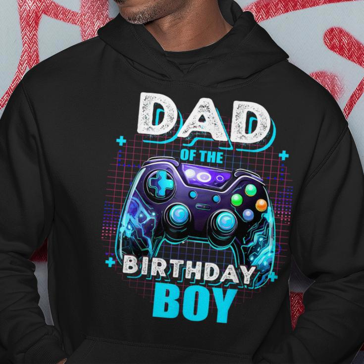 Dad Of The Birthday Boy Matching Video Game Birthday Party Hoodie Funny Gifts