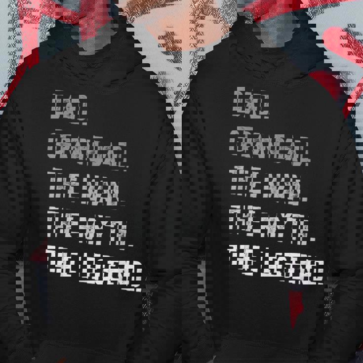 Dad Grandad The Man The Myth Legend Father’S Day Christmas Hoodie Personalized Gifts