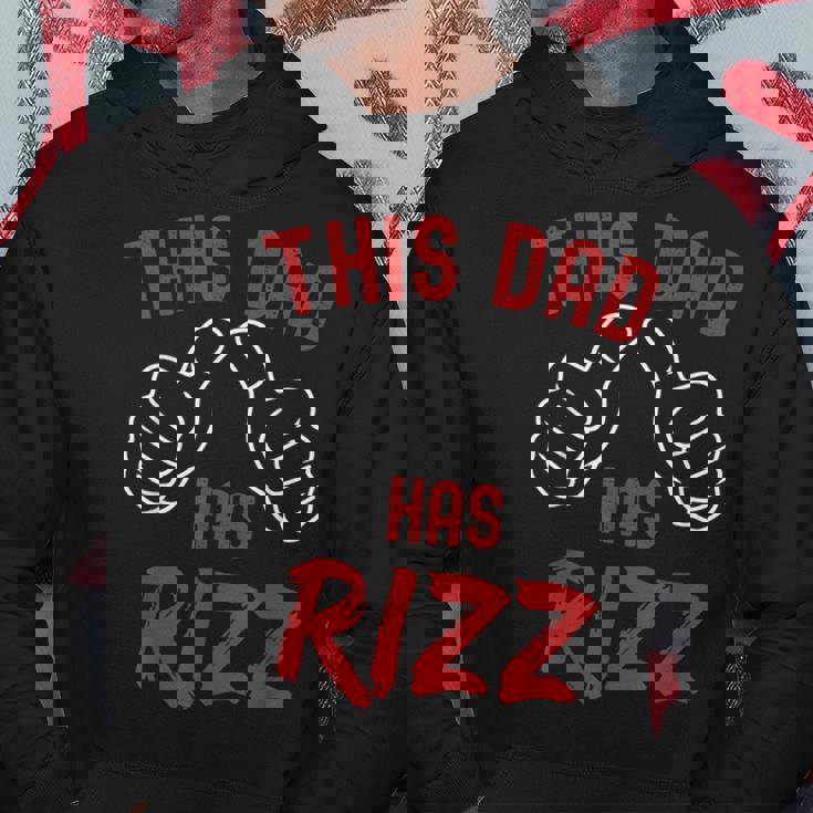 This Dad Has Rizz Fathers Day Viral Meme W Rizz Pun Hoodie Personalized Gifts