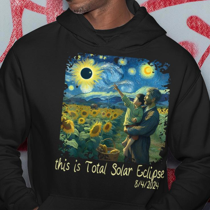 Dad This Is Total Solar Eclipse 20240824 My Father Hoodie Unique Gifts