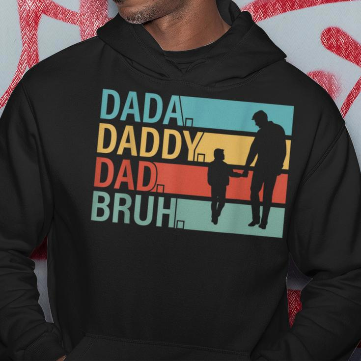 Dada Daddy Dad Bruh Fathers Day 2024 Hoodie Funny Gifts