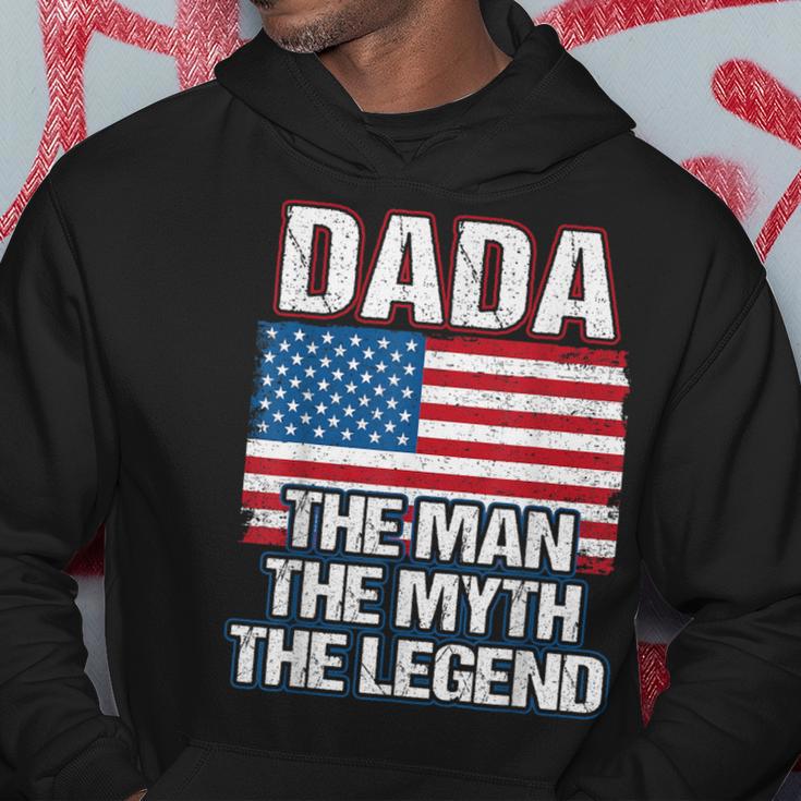 Dada The Man The Myth The Legend Dad Grandpa Fathers Day Hoodie Unique Gifts