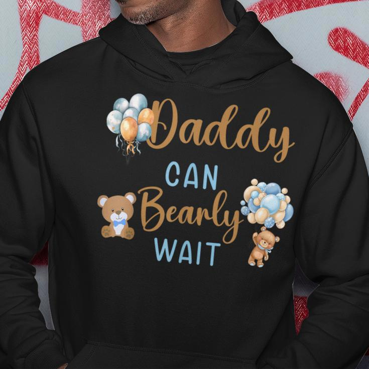 Daddy Can Bearly Wait Gender Neutral Baby Shower Matching Hoodie Funny Gifts