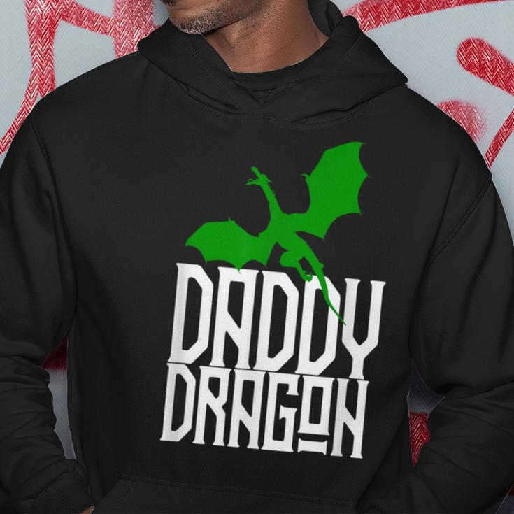 Daddy Dragon Matching Family Tribe Green Dad Father Hoodie Unique Gifts