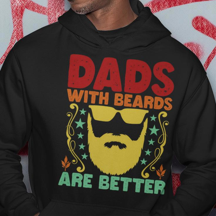 Dads With Beards Are Better Bearded Dad Father's Day Hoodie Unique Gifts