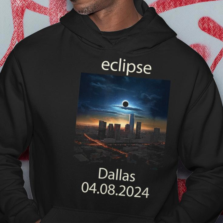Dallas Texas Eclipse April 8 2024 04082024 Eclipse Of Sun Hoodie Funny Gifts