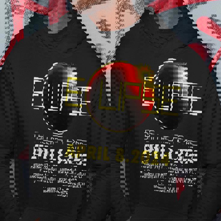 Dallas Texas Solar Eclipse 2024 Solar Eclipse Texas Hoodie Unique Gifts