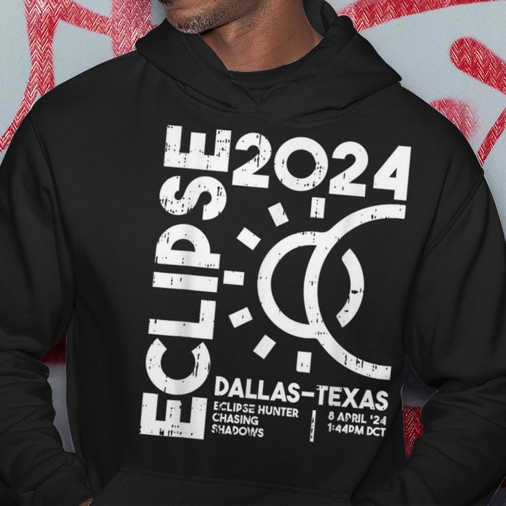 Dallas Texas Total Solar Eclipse April 8 2024 Totality Hoodie Unique Gifts