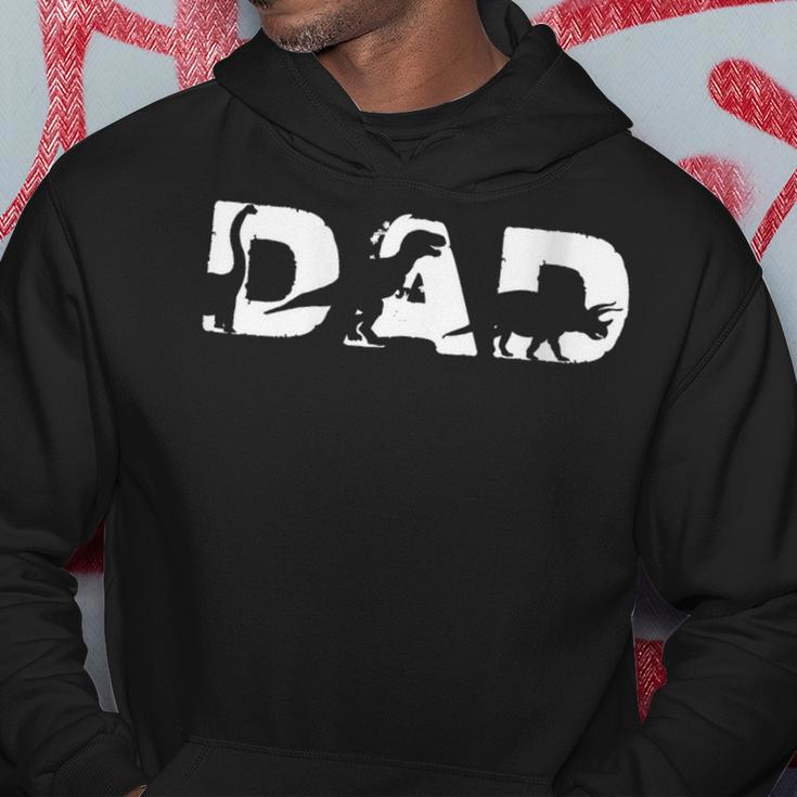 Damen Dad A SaurusRex Herren Dinosaurieratertag Papa Dinosaurier Mit-Ausschnitt Kapuzenpullover Lustige Geschenke