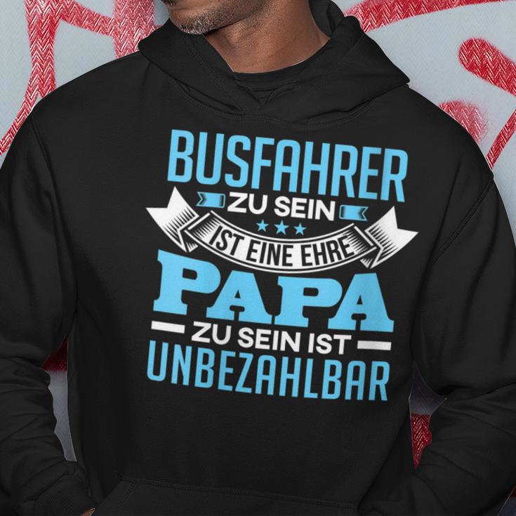 Damen Individuelles Geschenk Papaatertag Beruf Busfahrer Mit-Ausschnitt Kapuzenpullover Lustige Geschenke