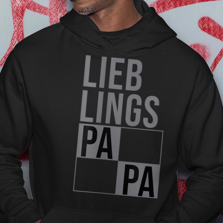 Damen Lieblingspapa Zusammengehöriges Familien Geschenk Für Papa Mit-Ausschnitt Kapuzenpullover Lustige Geschenke