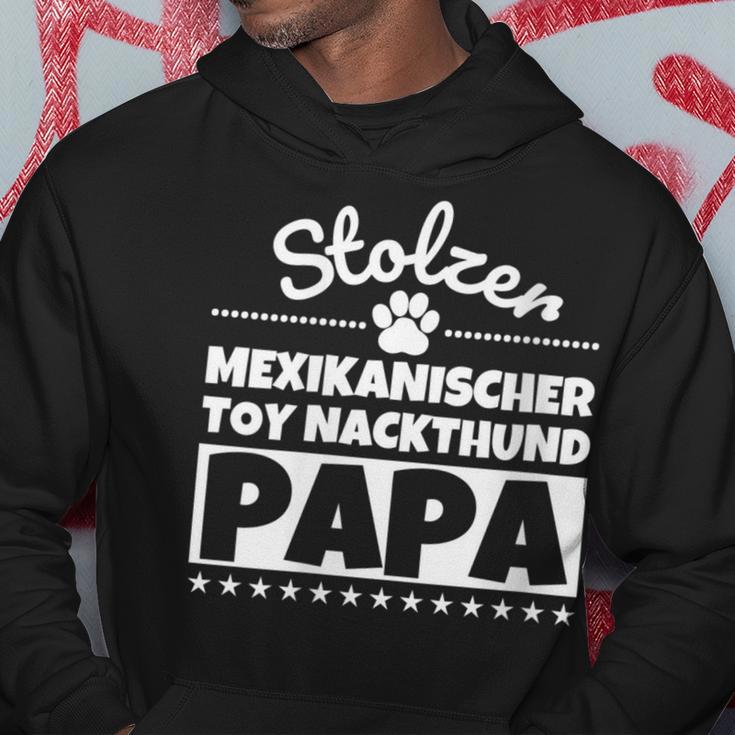 Damen Stolzer Mexikanischer Toy-Nackthund Papa Mit-Ausschnitt Kapuzenpullover Lustige Geschenke