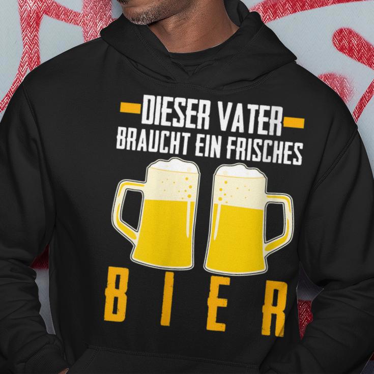 Damenatertag Saufenater Frisches Bier Papa Mit-Ausschnitt Kapuzenpullover Lustige Geschenke