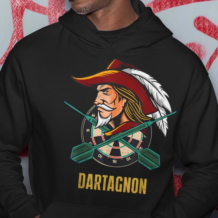 Dartagnan Dart Musker Darts Bullseye Retro Hoodie Lustige Geschenke