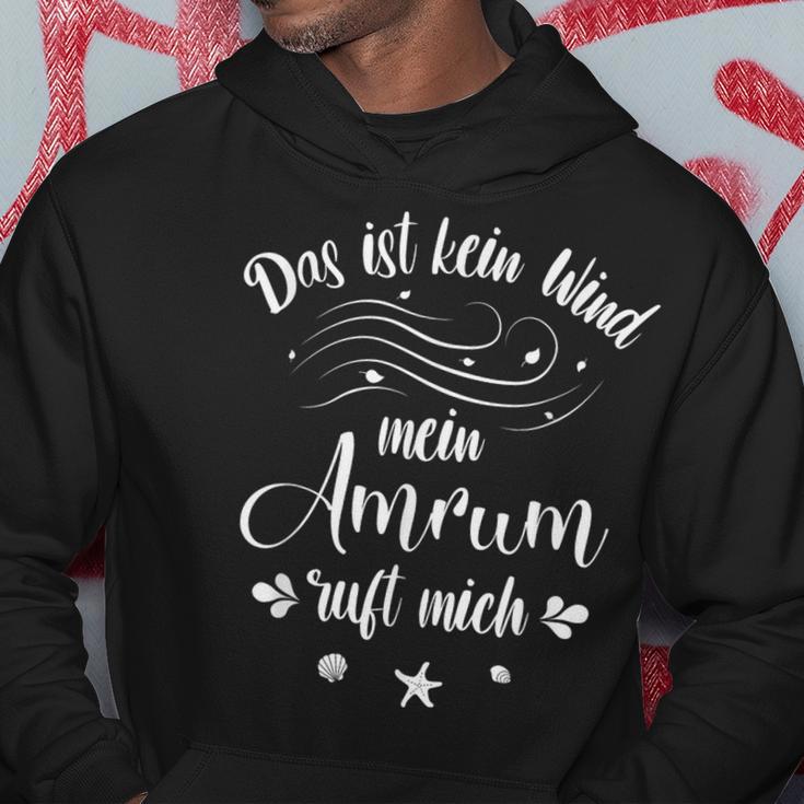 Das Ist Kein Wind Mein Amrum Ruft Mich Issel Amrum Hoodie Lustige Geschenke