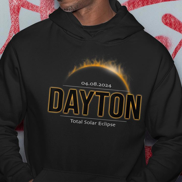 Dayton Ohio America 2024 Path Of Totality Solar Eclipse Hoodie Personalized Gifts