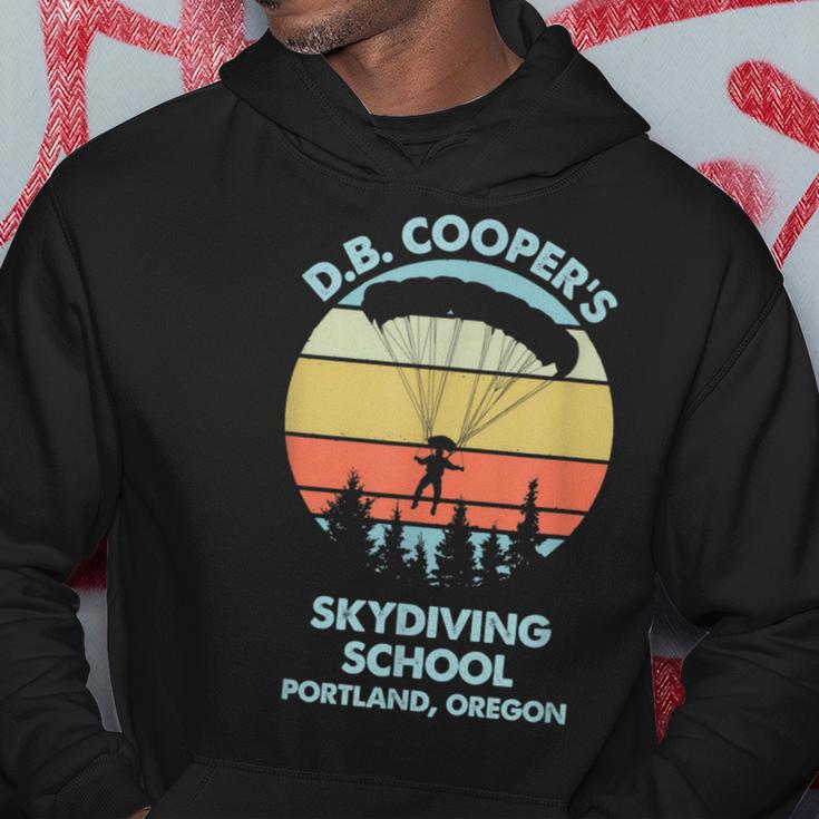 DB Cooper's Skydiving School The Original Vintage Hoodie Unique Gifts