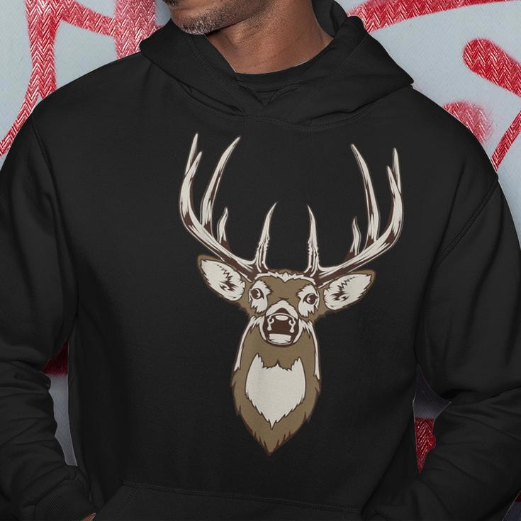 Dear Head Antlers Wilderness Club Hunting Graphic Hoodie Unique Gifts