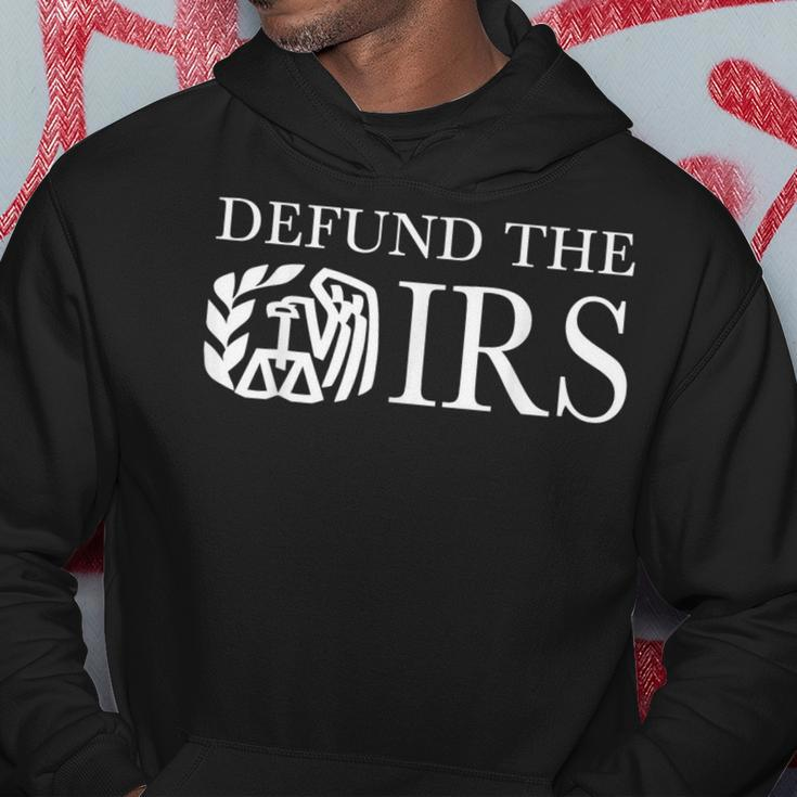 Defund The Irs Tax Return Patriot American Humour Hoodie Funny Gifts