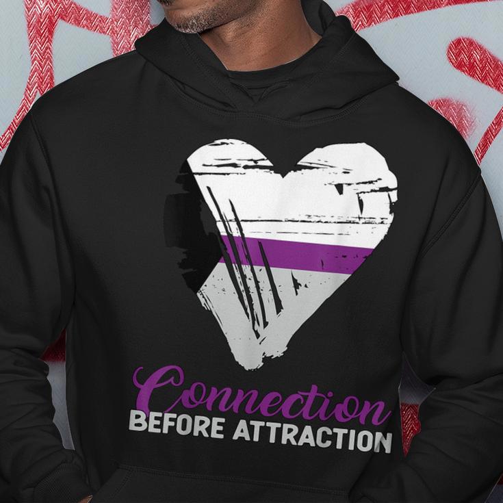 Demisexual Joke Quote Heart Demisexual Flag Hoodie Unique Gifts