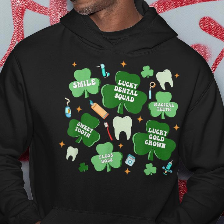 Dentist Irish Tooth Patrick's Dental Hygienist Lucky Groovy Hoodie Personalized Gifts