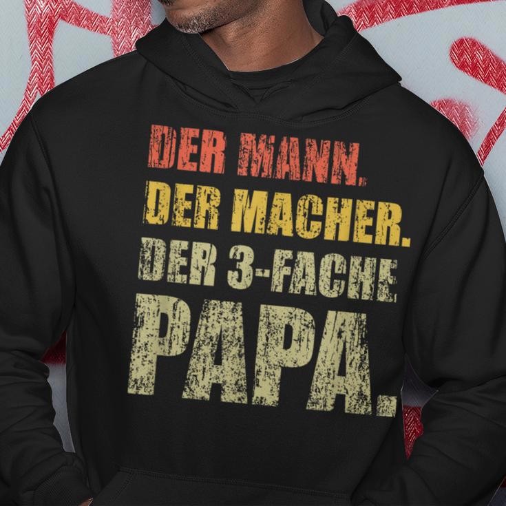 'Der Mann Der Macher Der 3 Drei Papa' Kapuzenpullover Lustige Geschenke