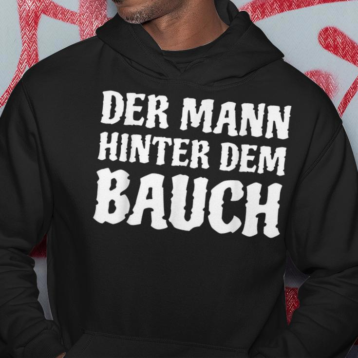 Der Mann Hinterdem Bauch German Language Hoodie Lustige Geschenke