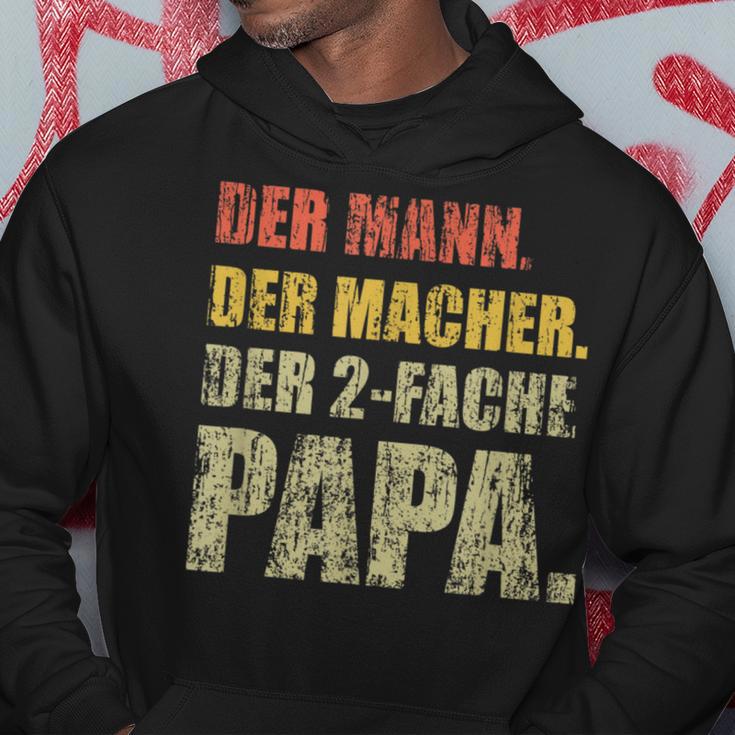 Der Mann Der Macher Der Zweifach Papa Kapuzenpullover Lustige Geschenke