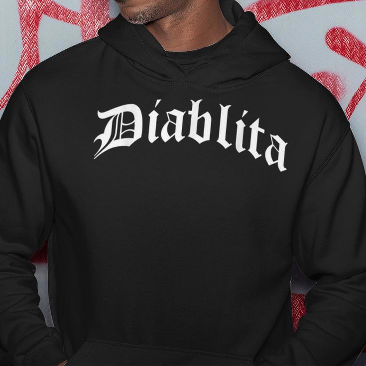 Diablita Chola Chicana Mexican American Pride Hispanic Hoodie Unique Gifts