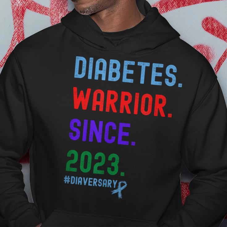 Diaversary Diabetes Warrior Since 2023 Hoodie Funny Gifts