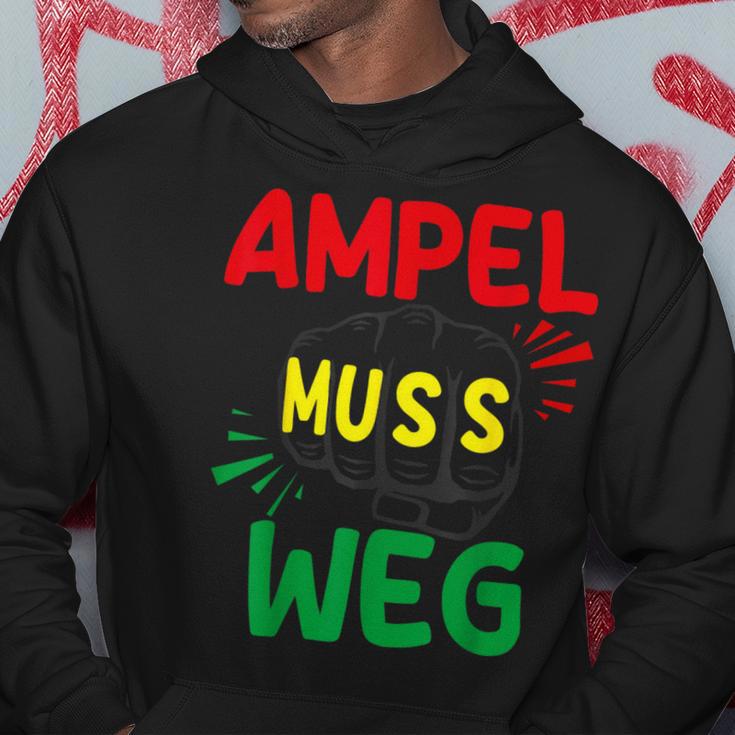 Die Ampel Muss Weg Gray Hoodie Lustige Geschenke