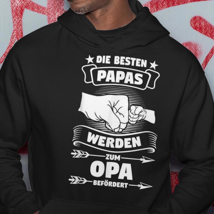 Die Beste Papas Werden Zum Opa Bebetragen Grandpa Papa The Kapuzenpullover Lustige Geschenke