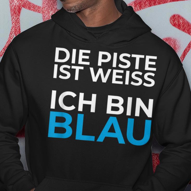 Die Piste Ist Ich Bin Blau Pistensau Apres Ski Party Outfit Hoodie Lustige Geschenke