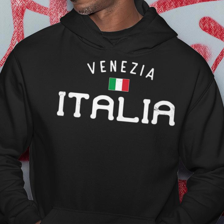 Distressed Venezia Italia With Italian Flag Hoodie Unique Gifts
