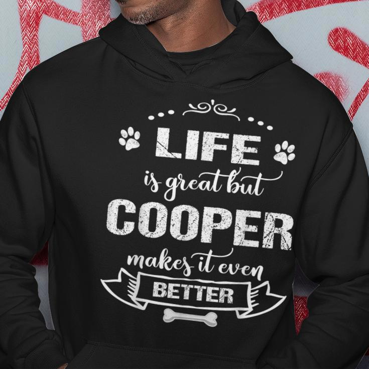 Dog Cooper Makes Life Better Hoodie Unique Gifts