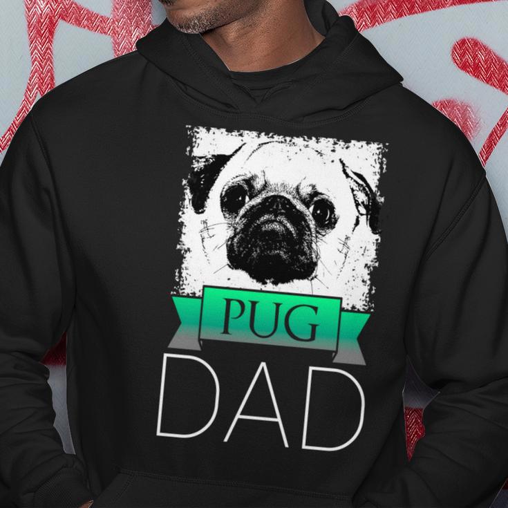 Dog Dad Pug Hunde Mops Papa Kapuzenpullover Lustige Geschenke