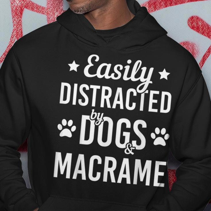 Dog Lover Macrame Lover Dogs And Macrame Dog Hoodie Unique Gifts